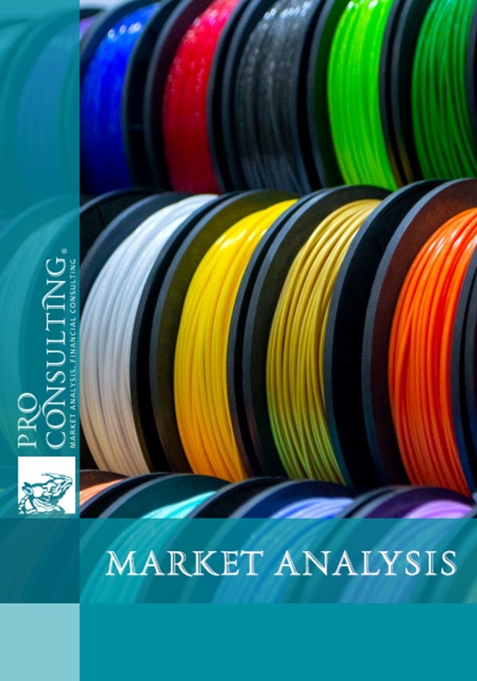 Analysis of the filament market for 3D printing in Ukraine. 2021 - first half of 2025.